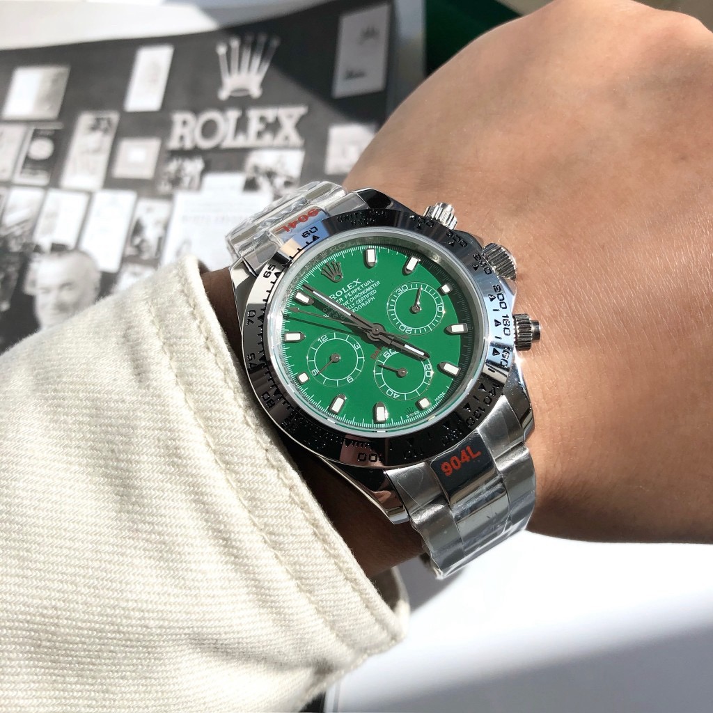 Rolex Cosmograph Daytona Green Dial Chronograph Watch
