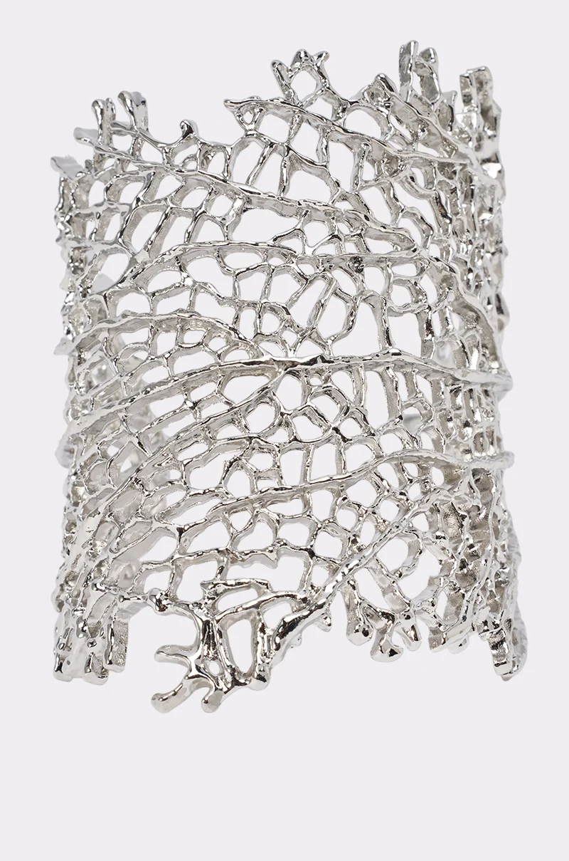 AT THE EVENT BRACELET CUFF IN SILVER - Akira Wear