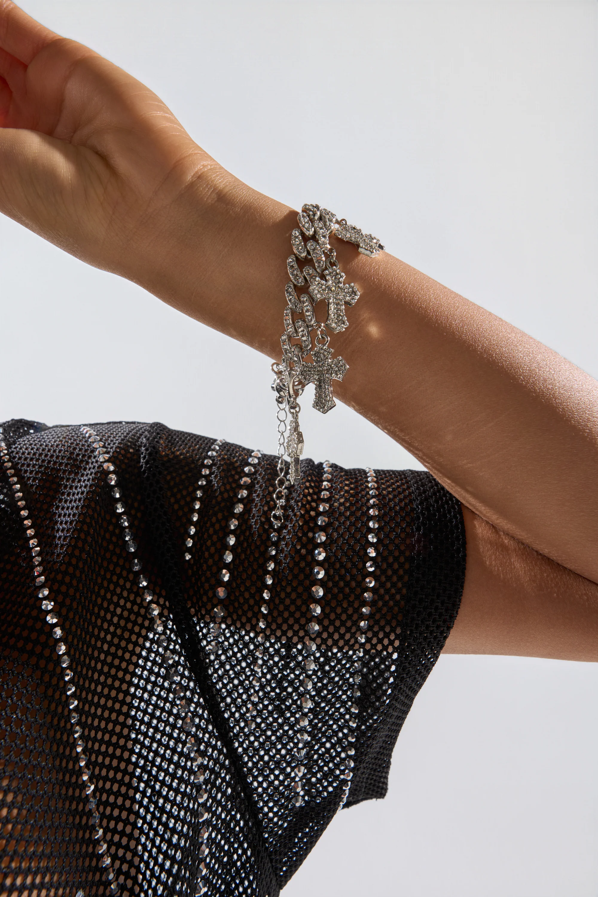 ICED OUT CHARM BRACELET - Akira Wear