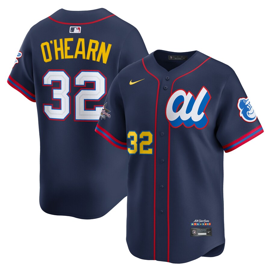 Men's American League Ryan O'Hearn Nike Navy 2025 All-Star Edition Limited Player Jersey - Jersey