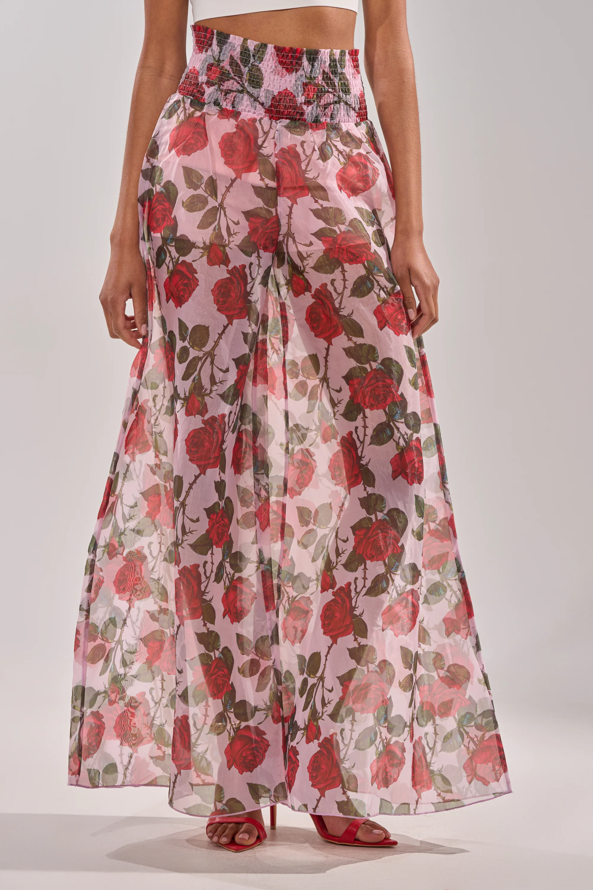 PRETTY GIRL FLORAL TROUSER - Akira Wear