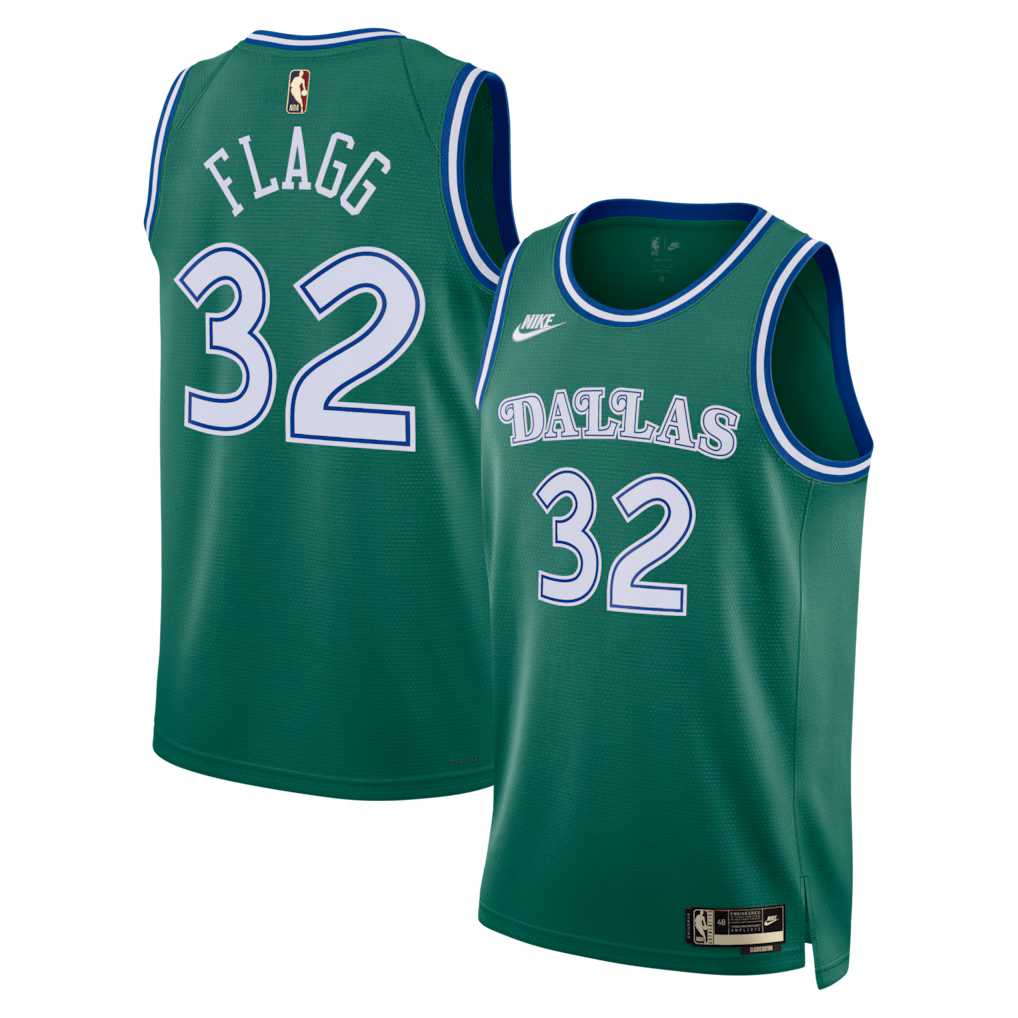 Unisex Dallas Mavericks Cooper Flagg Nike Green Swingman Jersey - Classic Edition - Jersey