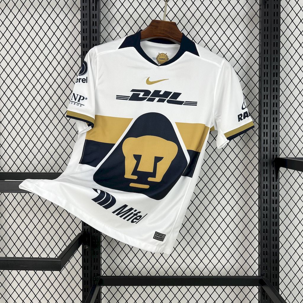 Pumas UNAM Soccer Jersey Home Custom Shirt 2025-26 - Jersey