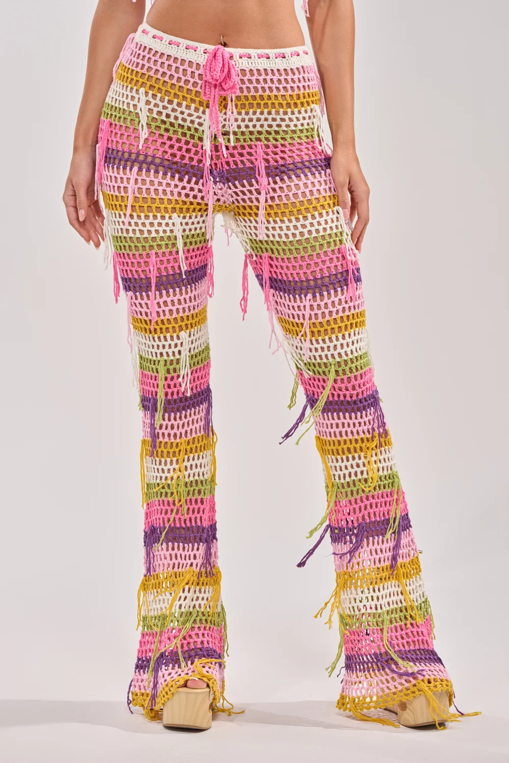 RESORT BABE CROCHET PANT - Akira Wear