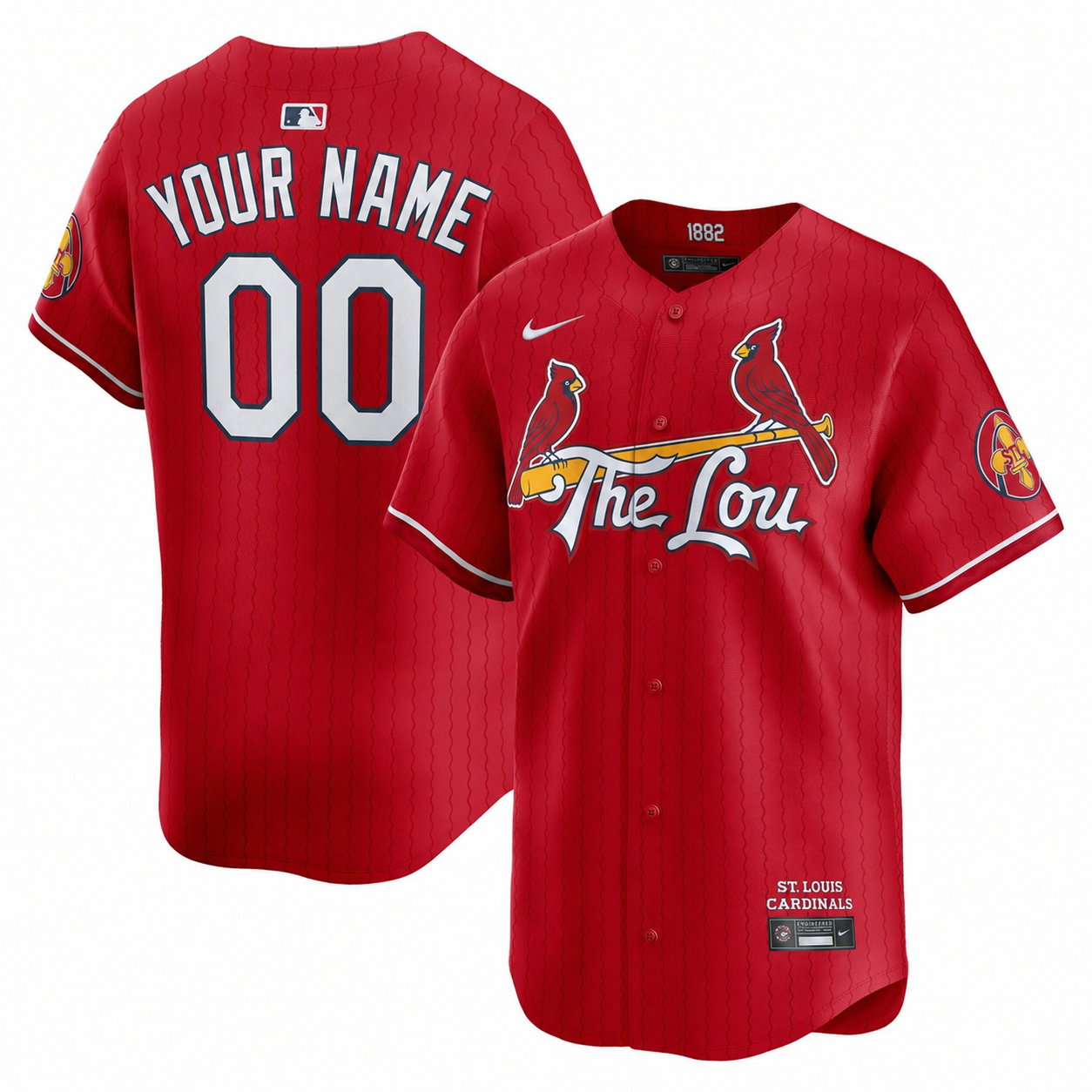 Men's St. Louis Cardinals Nike Red City Connect Limited Jersey - Jersey