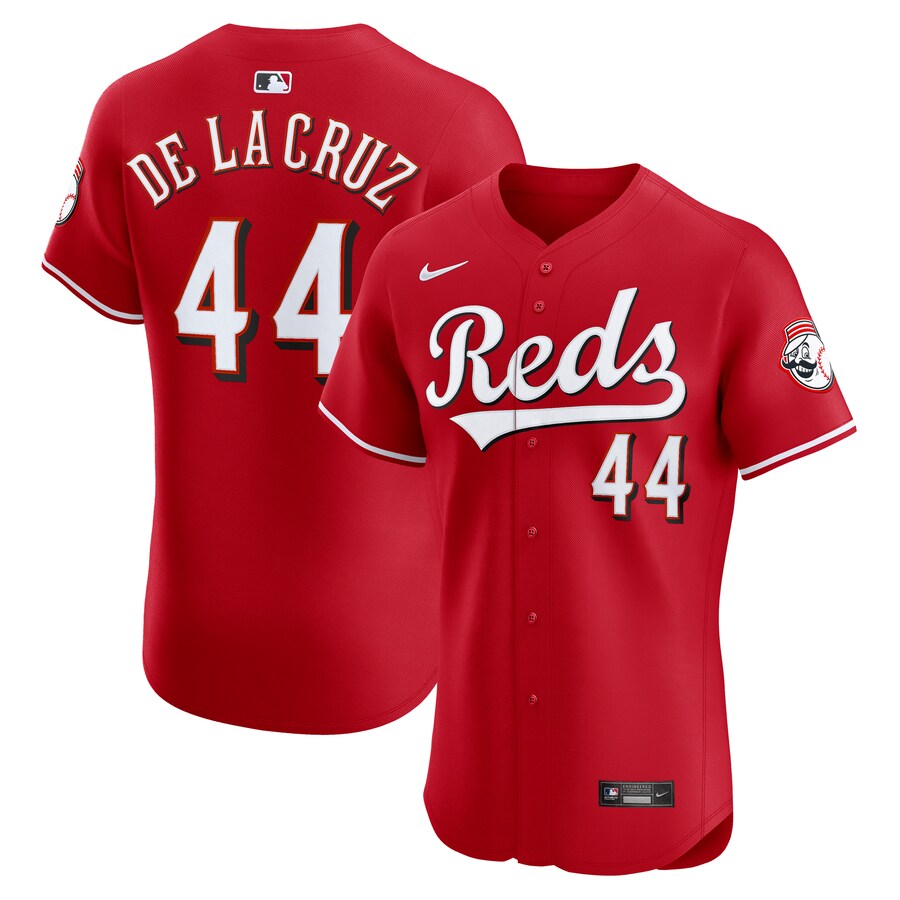 Men's Cincinnati Reds Elly De La Cruz Nike Red Alternate Elite Jersey - Jersey
