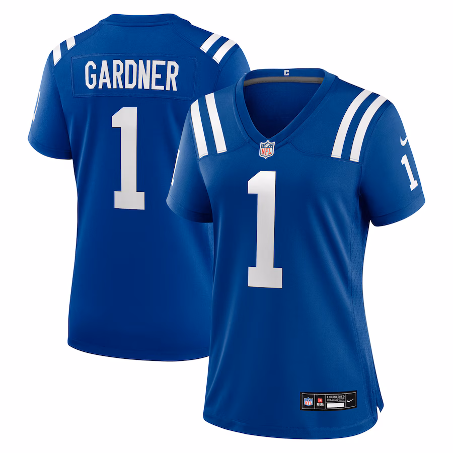 Women's Indianapolis Colts Ahmad Sauce Gardner Nike Royal Team Game Jersey - Jersey