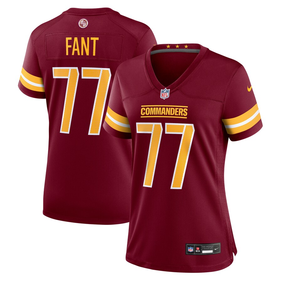 Women's Washington Commanders George Fant Nike Burgundy Team Game Jersey - Jersey