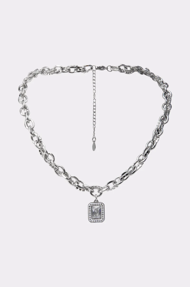 SHES EXPENSIVE SILVER NECKLACE - Akira Wear