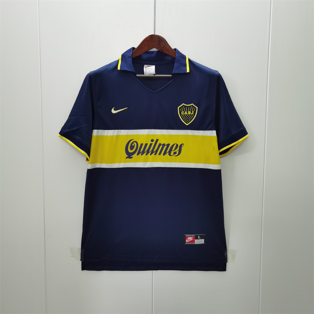 Boca Juniors Retro Soccer Jersey Home Custom Shirt 1996/1997 - Jersey