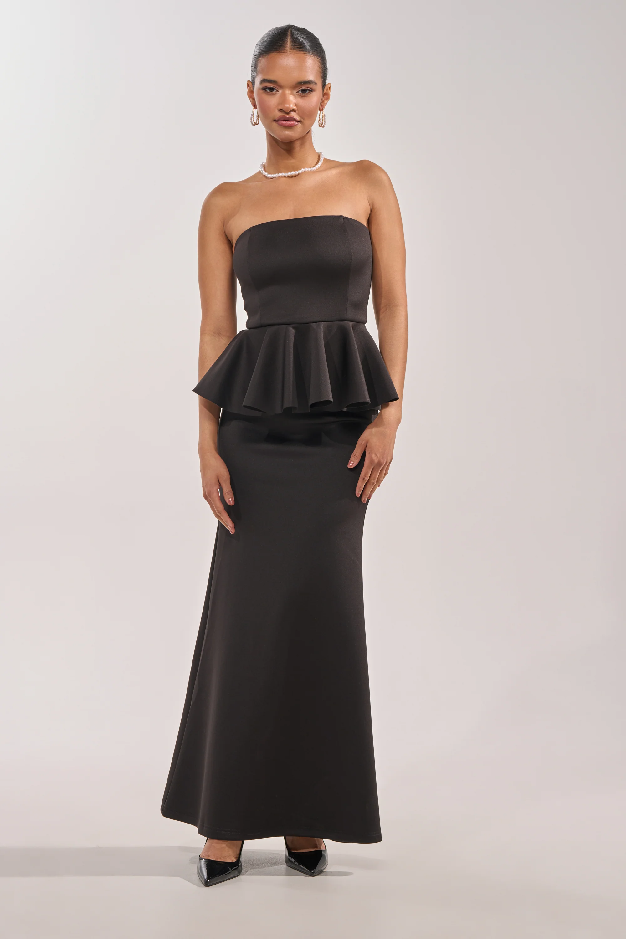BUILDING AN EMPIRE STRAPLESS MAXI DRESS - Akira Wear