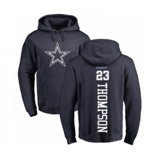 Football Dallas Cowboys #23 Darian Thompson Navy Blue Backer Pullover Hoodie - Jersey