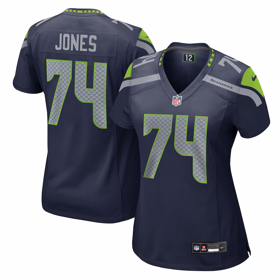 Women's Seattle Seahawks Josh Jones Nike College Navy Team Game Jersey - Jersey
