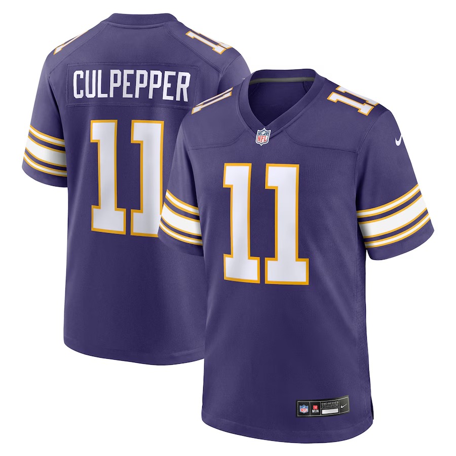 Men's Minnesota Vikings Daunte Culpepper Nike Purple Retired Player Alternate Game Jersey - Jersey