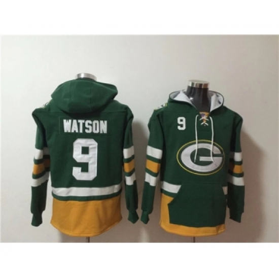 Men's Green Bay Packers #9 Christian Watson Green Ageless Must-Have Lace-Up Pullover Hoodie - Jersey
