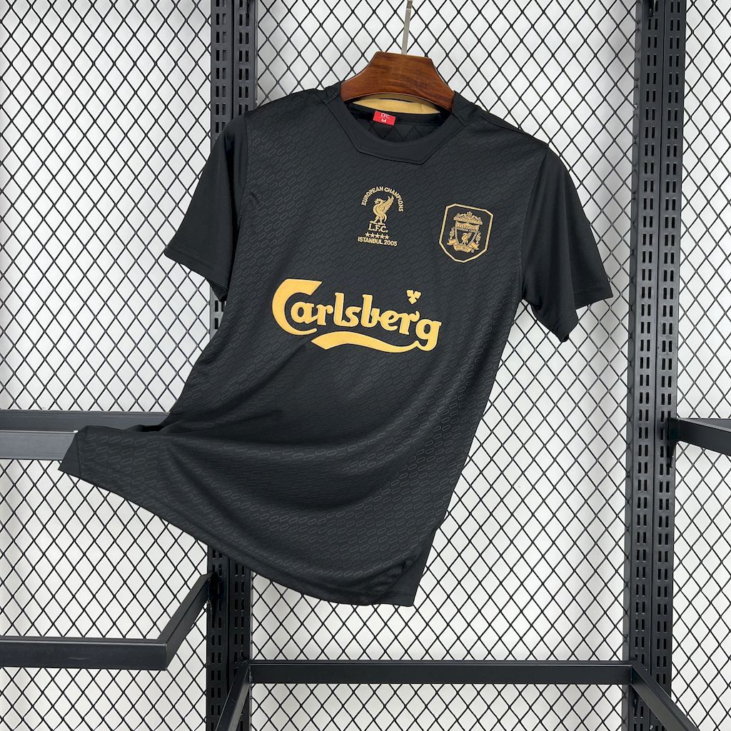 Liverpool Football Jersey 20th Anniversary Istanbul Black Custom Shirt 2025/26 - Jersey