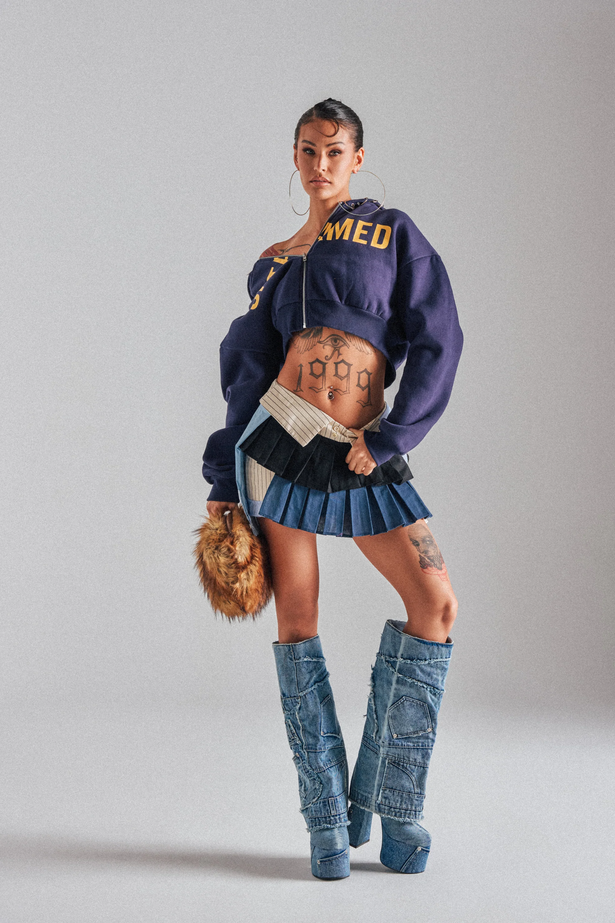 STANDING ON BUSINESS MINI SKIRT - Akira Wear