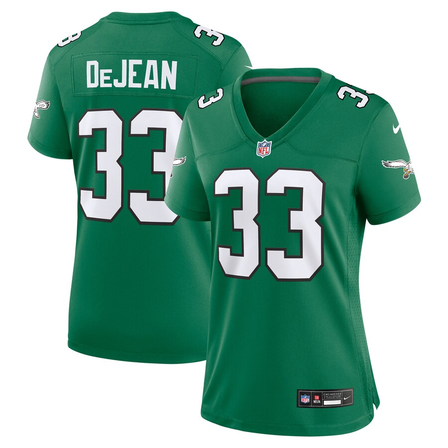 Women's Philadelphia Eagles Cooper DeJean Nike  Kelly Green Alternate Game Jersey - Jersey