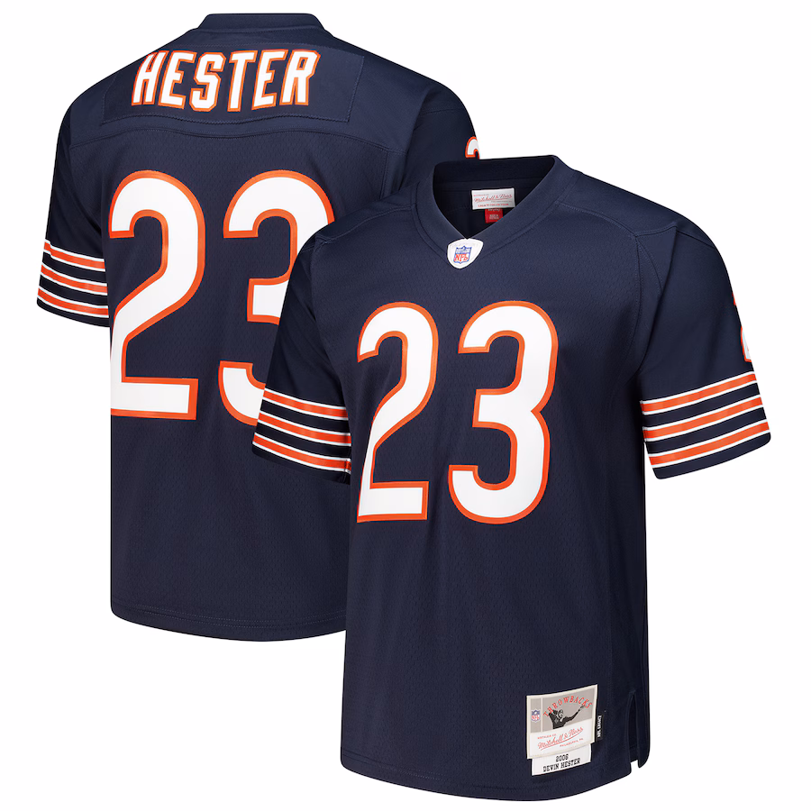 Men's Chicago Bears Devin Hester Mitchell & Ness Navy Legacy Replica Jersey - Jersey