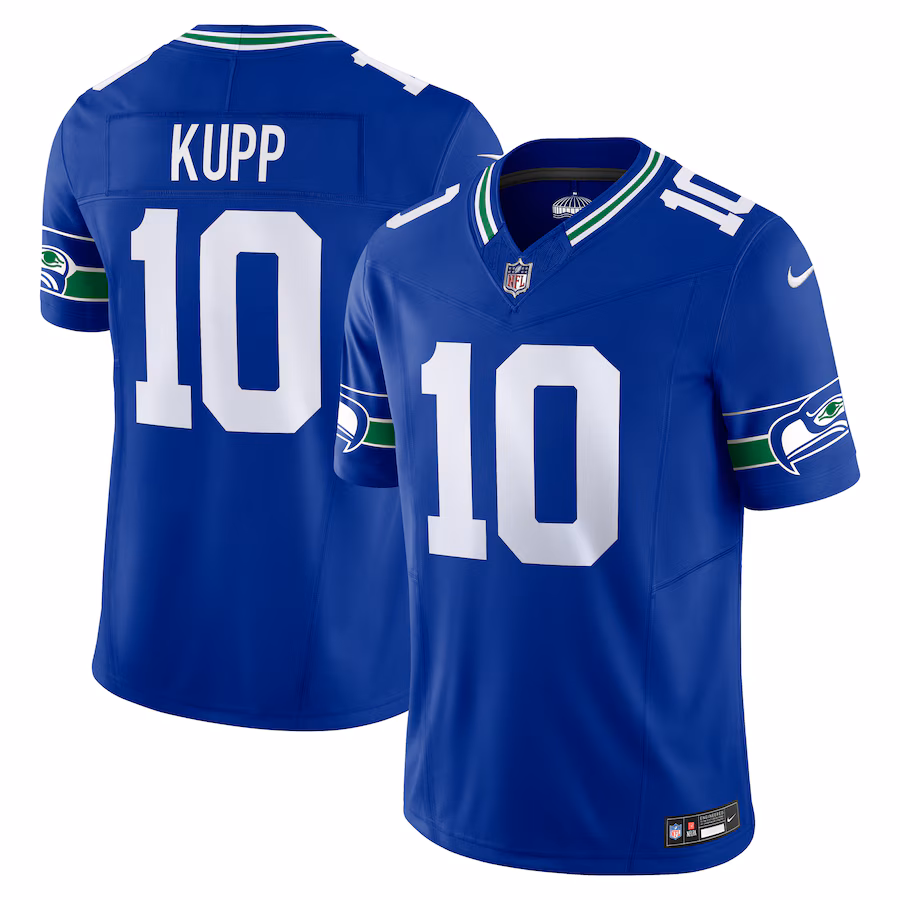 Men's Seattle Seahawks Cooper Kupp Nike Royal Alternate Vapor F.U.S.E. Limited Jersey - Jersey