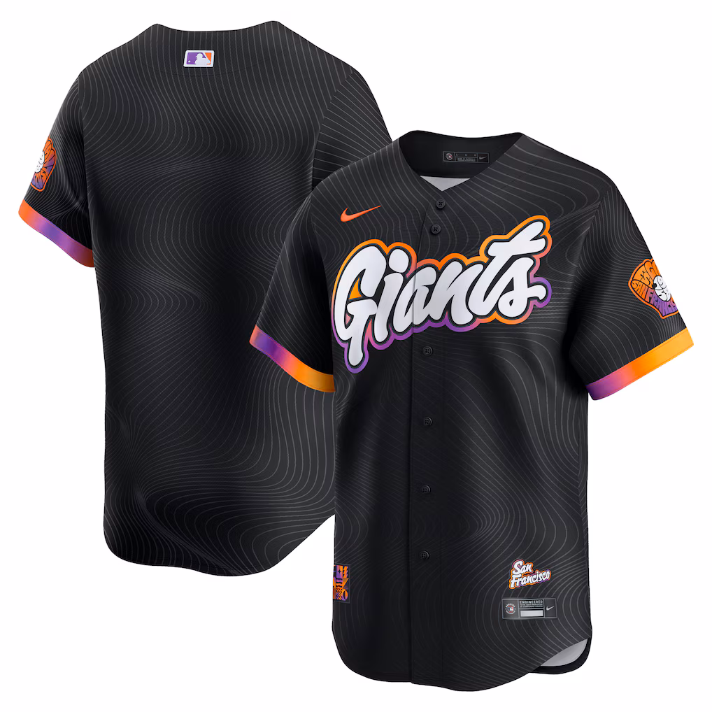 Men's San Francisco Giants  Nike Anthracite 2025 City Connect Limited Jersey - Jersey