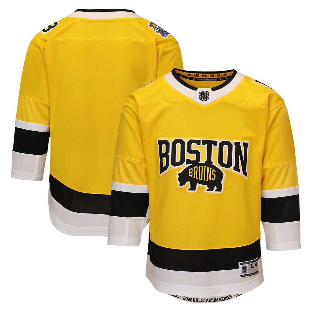 Youth Boston Bruins Outerstuff Gold 2026 Stadium Series Premier Jersey - Jersey