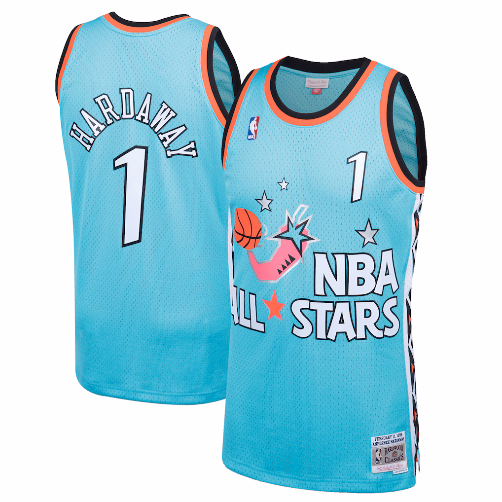Men's 1996 NBA All-Star Game Penny Hardaway Mitchell & Ness Teal Hardwood Classics Swingman Jersey - Jersey