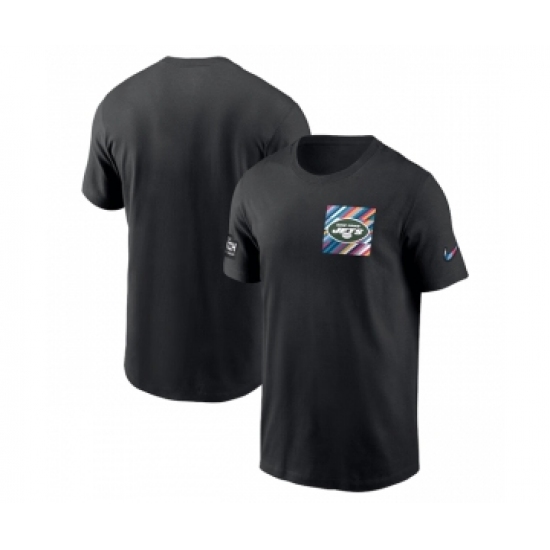 Men's New York Jets Black 2023 Crucial Catch Sideline Tri-Blend T-Shirt - Jersey