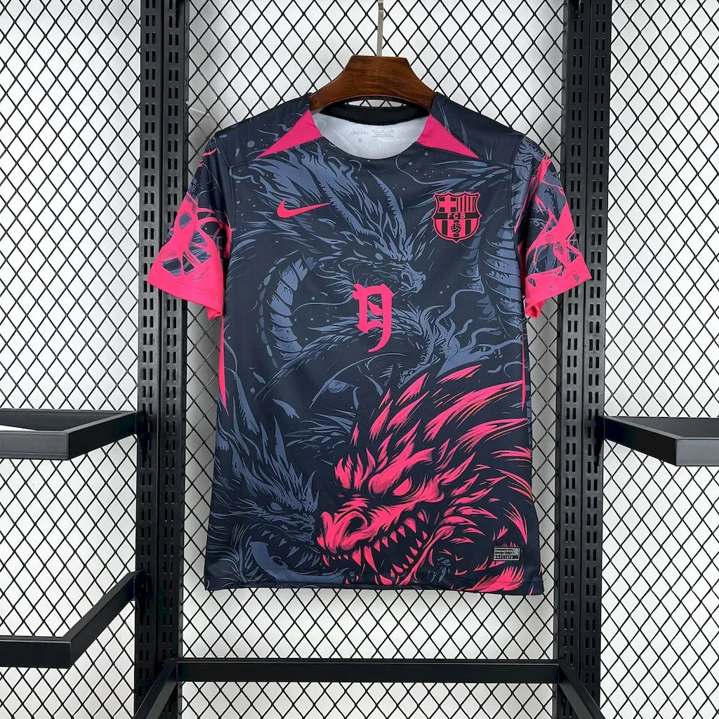 Barcelona Soccer Jersey Dragon Special Edition Custom Shirt 2025/26 - Jersey