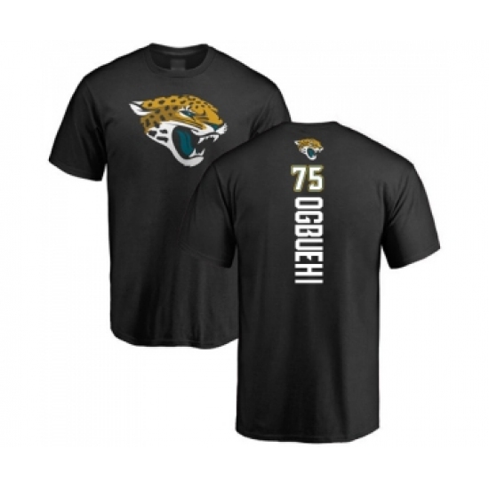 Football Jacksonville Jaguars #75 Cedric Ogbuehi Black Backer T-Shirt - Jersey