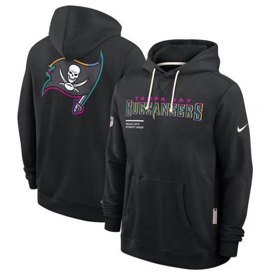 Men's Tampa Bay Buccaneers Black 2025 Crucial Catch Dri-FIT Hoodie - Jersey