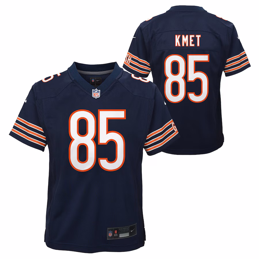Youth Chicago Bears Cole Kmet Nike Navy Team Game Jersey - Jersey