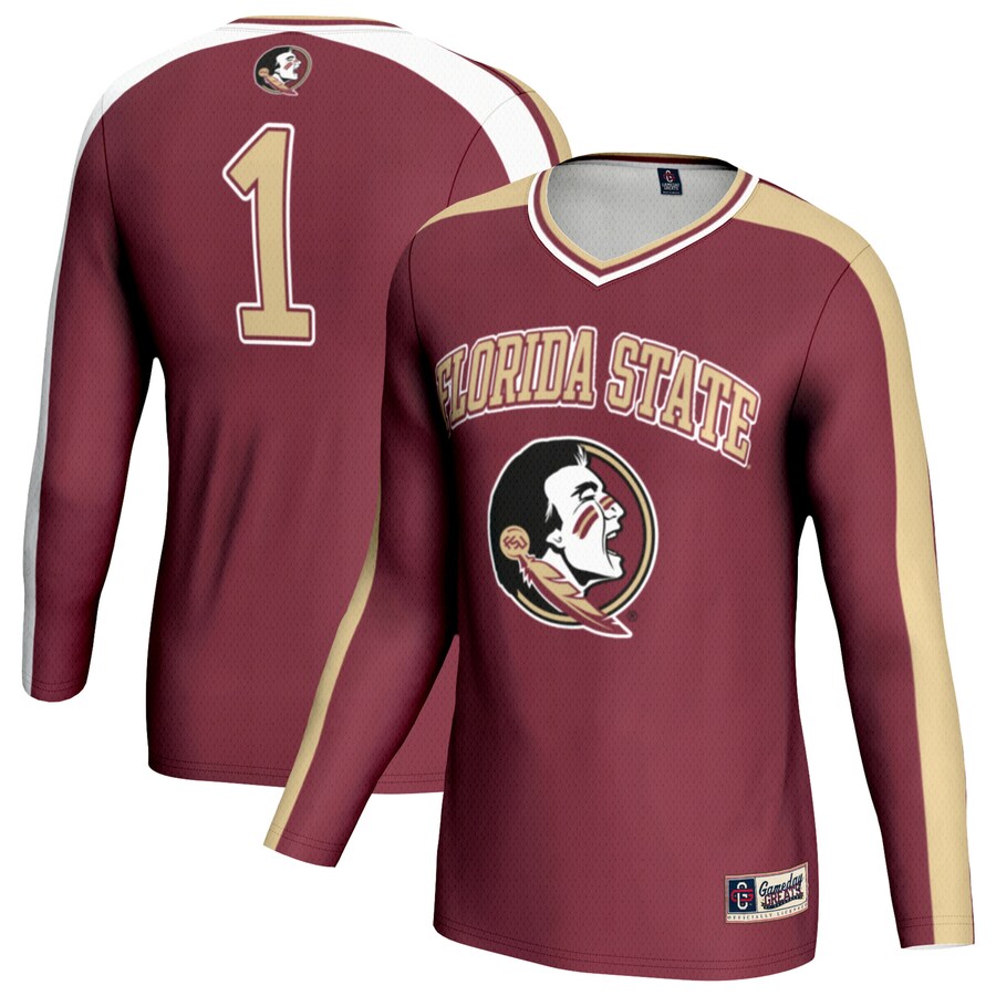 Unisex GameDay Greats Garnet Florida State Seminoles Women's Volleyball Lightweight Fashion Jersey - Jersey