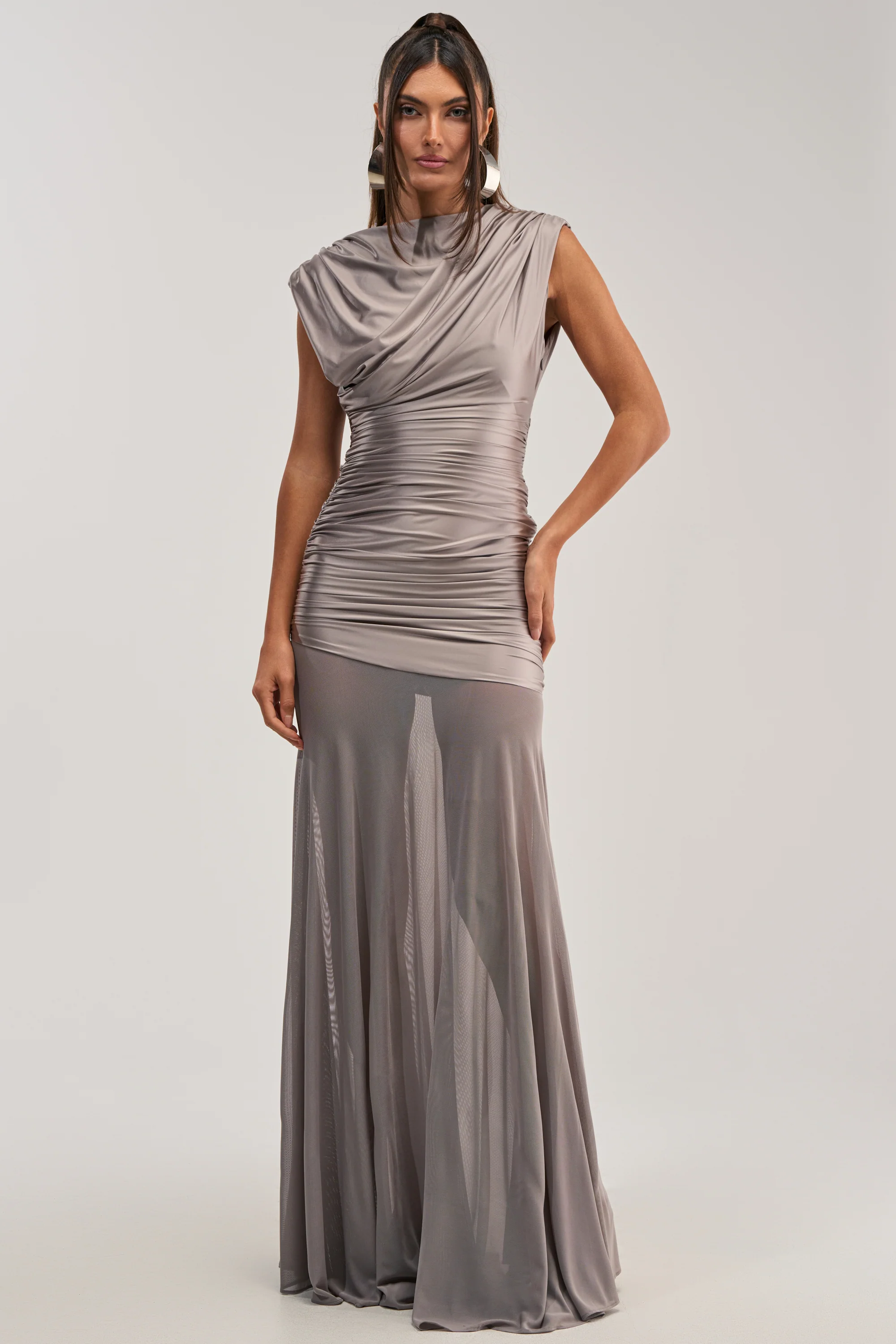 LIMITLESS SATIN MAXI DRESS - Akira Wear