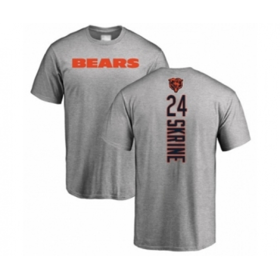 Football Chicago Bears #24 Buster Skrine Ash Backer T-Shirt - Jersey