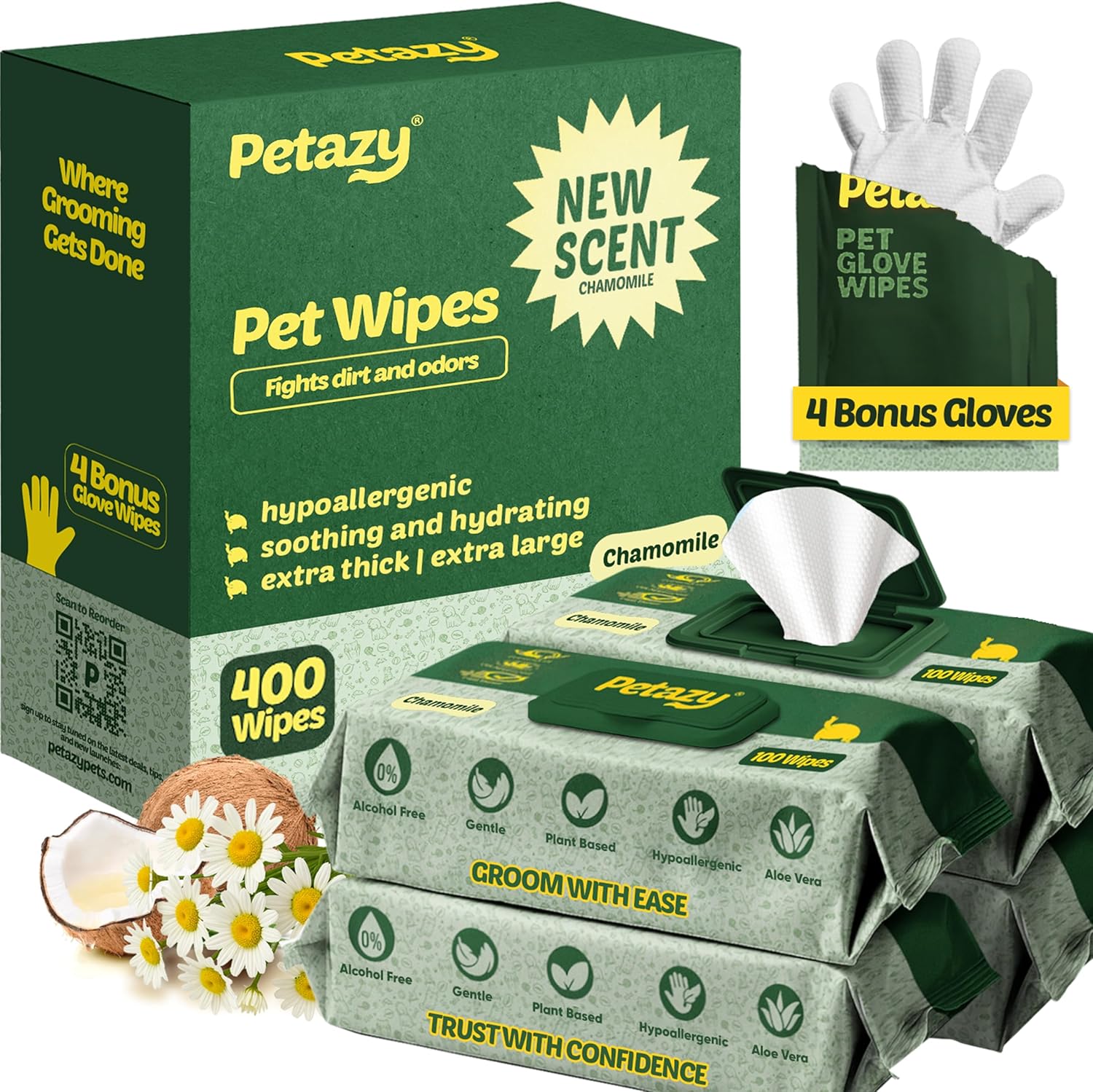 Organic Pet Wipes for Dogs