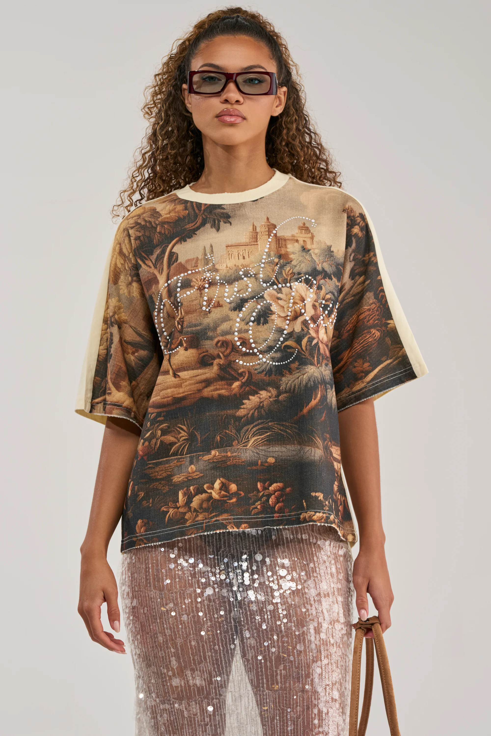 GOOD DAYS RHINESTONE GRAPHIC TEE - Akira Wear