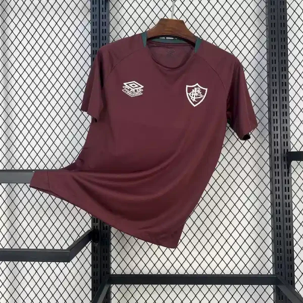 Fluminense FC Soccer Jersey Red Training Custom Shirt 2025-26 - Jersey