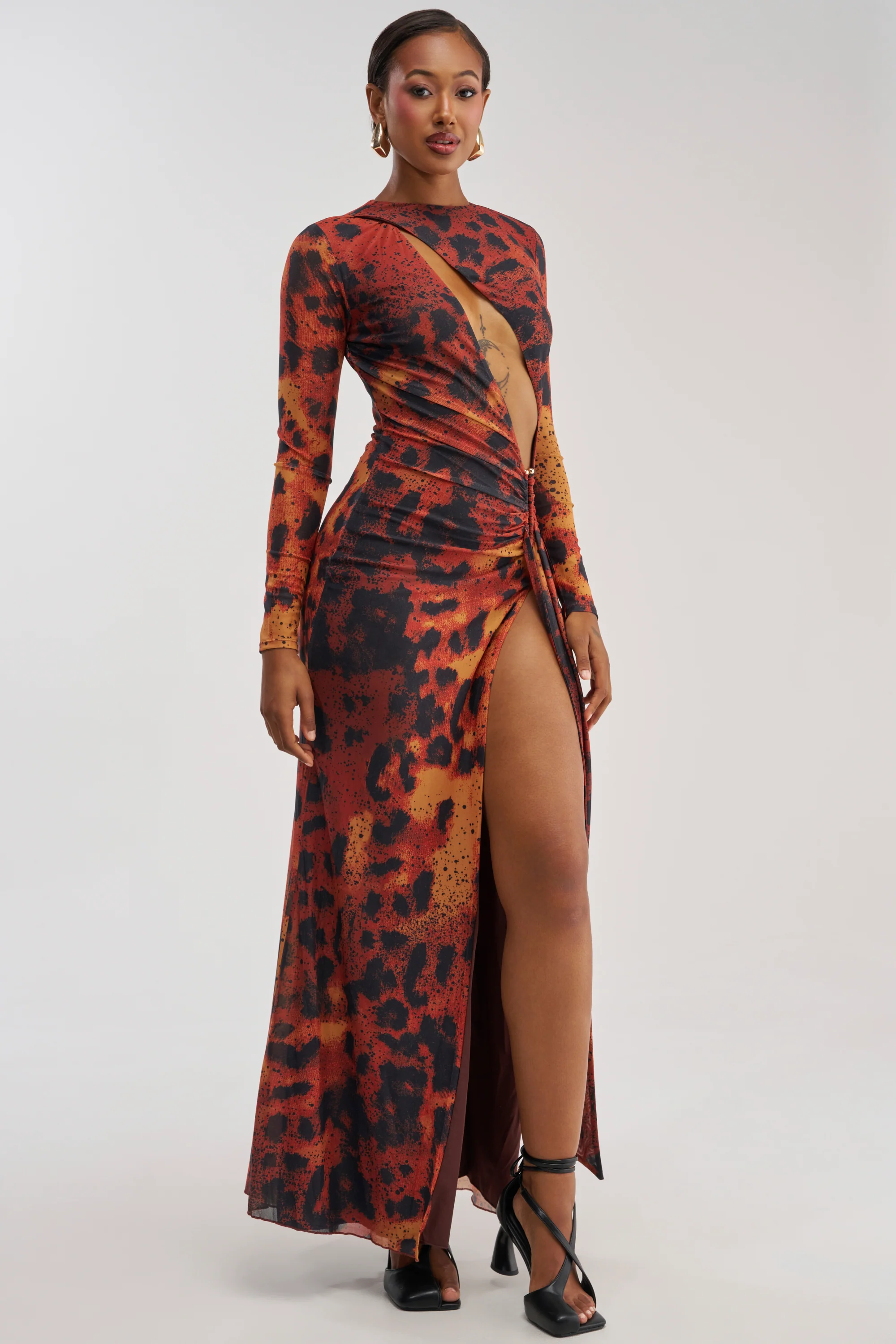HOTTEST TOPIC MAXI DRESS IN RED MULTI - Akira Wear