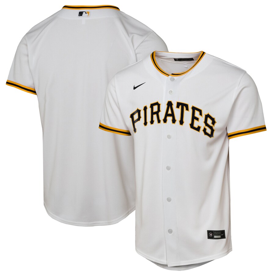 Youth Pittsburgh Pirates Nike White Home Replica 2.0 Jersey - Jersey