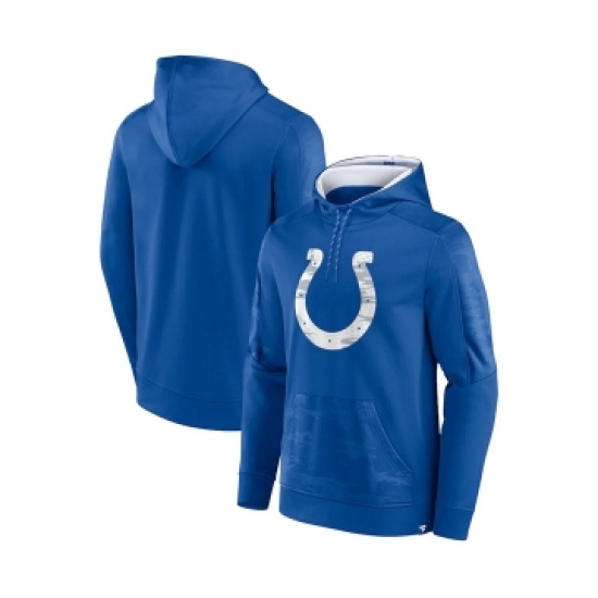 Men's Indianapolis Colts Royal On The Ball Pullover Hoodie - Jersey