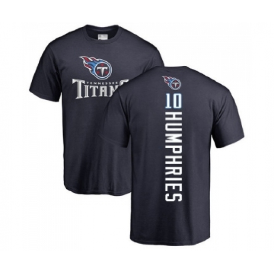 Football Tennessee Titans #10 Adam Humphries Navy Blue Backer T-Shirt - Jersey