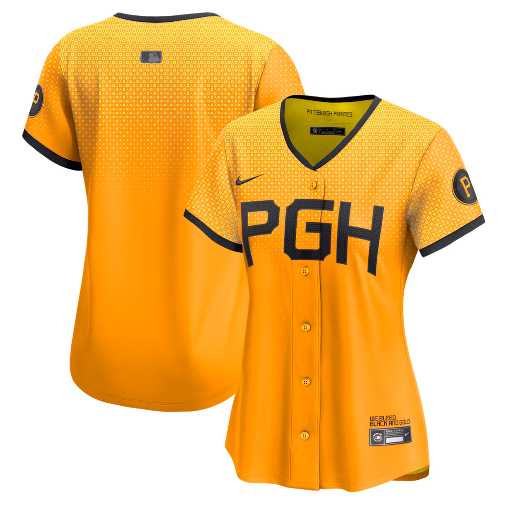 Women's Pittsburgh Pirates Nike Gold City Connect Limited Jersey - Jersey