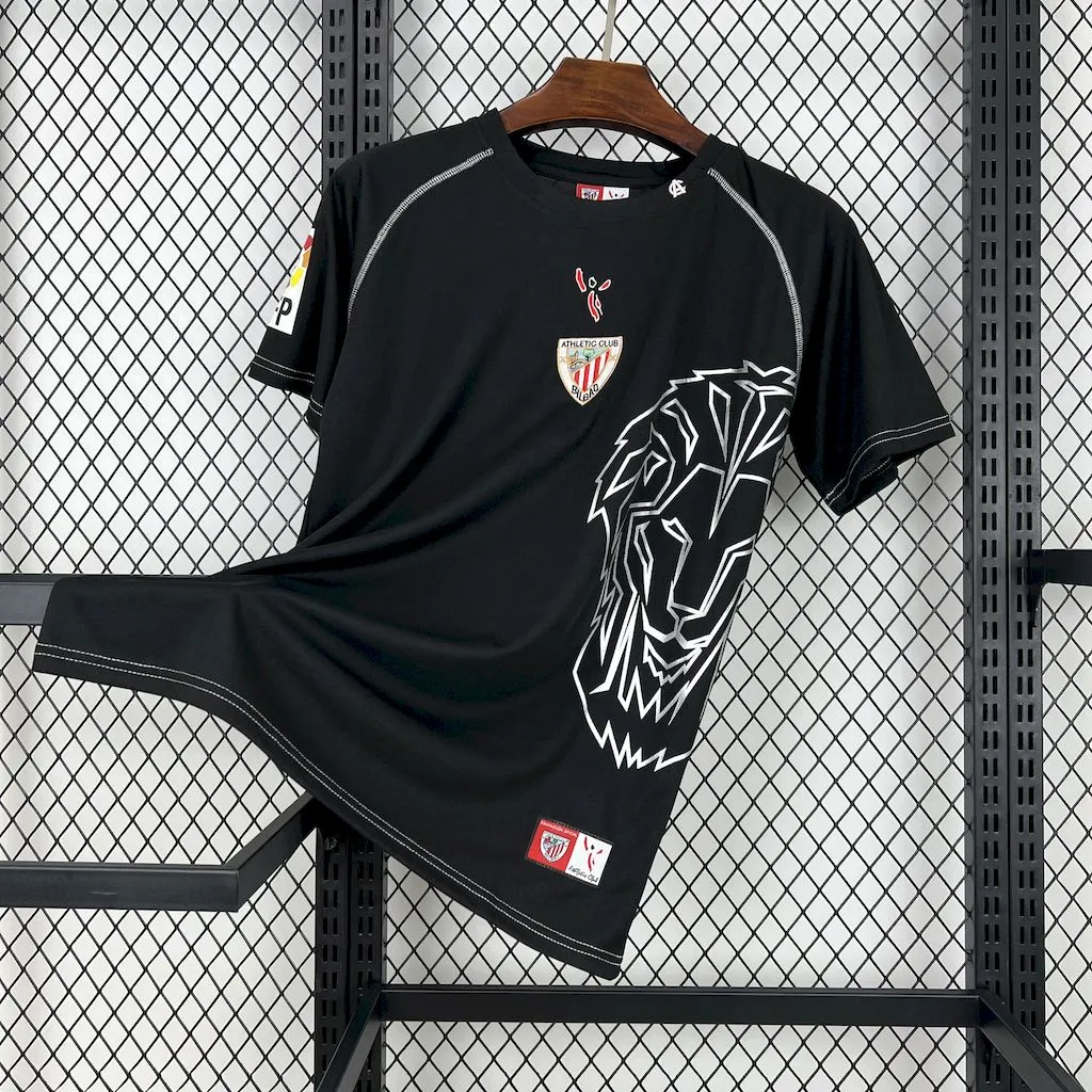 Athletic Club de Bilbao Retro Soccer Jersey Away Custom Shirt 2007/08 - Jersey