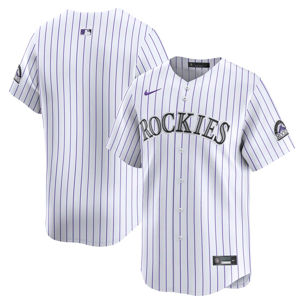 Youth Colorado Rockies  Nike White Home Limited Jersey - Jersey