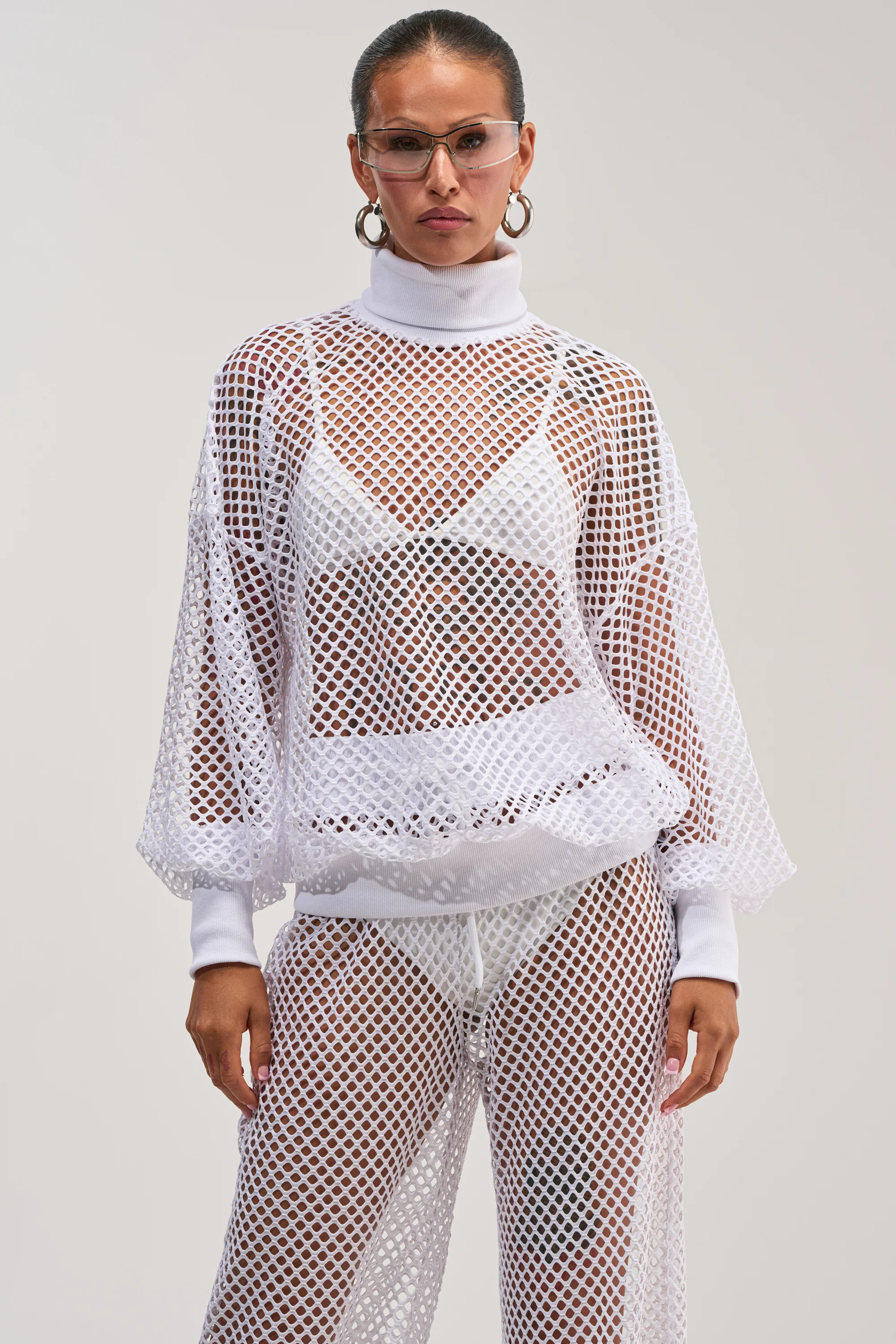 FEEL THE AIR NETTED LONG SLEEVE - Akira Wear