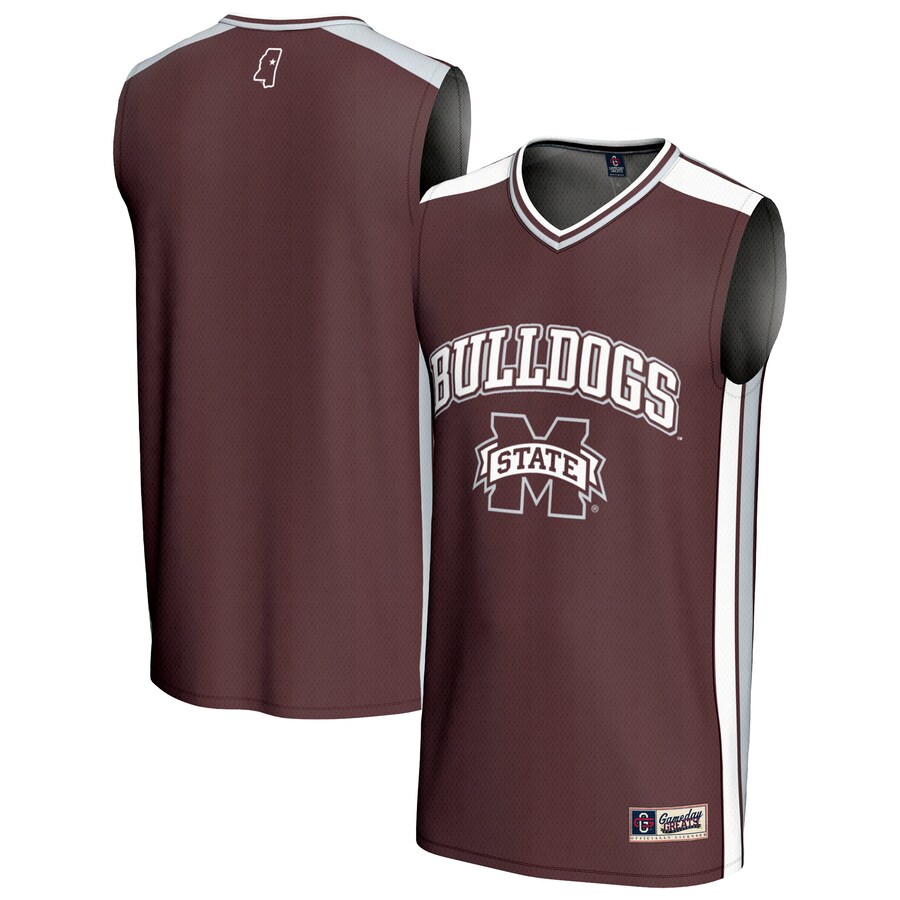 Youth GameDay Greats  Maroon Mississippi State Bulldogs Basketball Jersey - Jersey