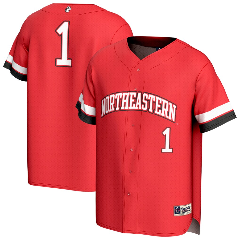 Youth GameDay Greats Red Northeastern Huskies Lightweight Collegiate Baseball Fashion Jersey - Jersey