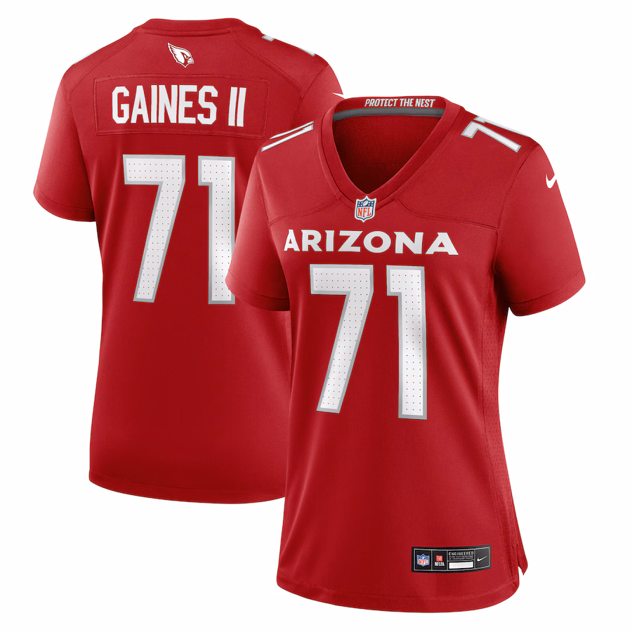 Women's Arizona Cardinals Jon Gaines II Nike Cardinal Team Game Jersey - Jersey