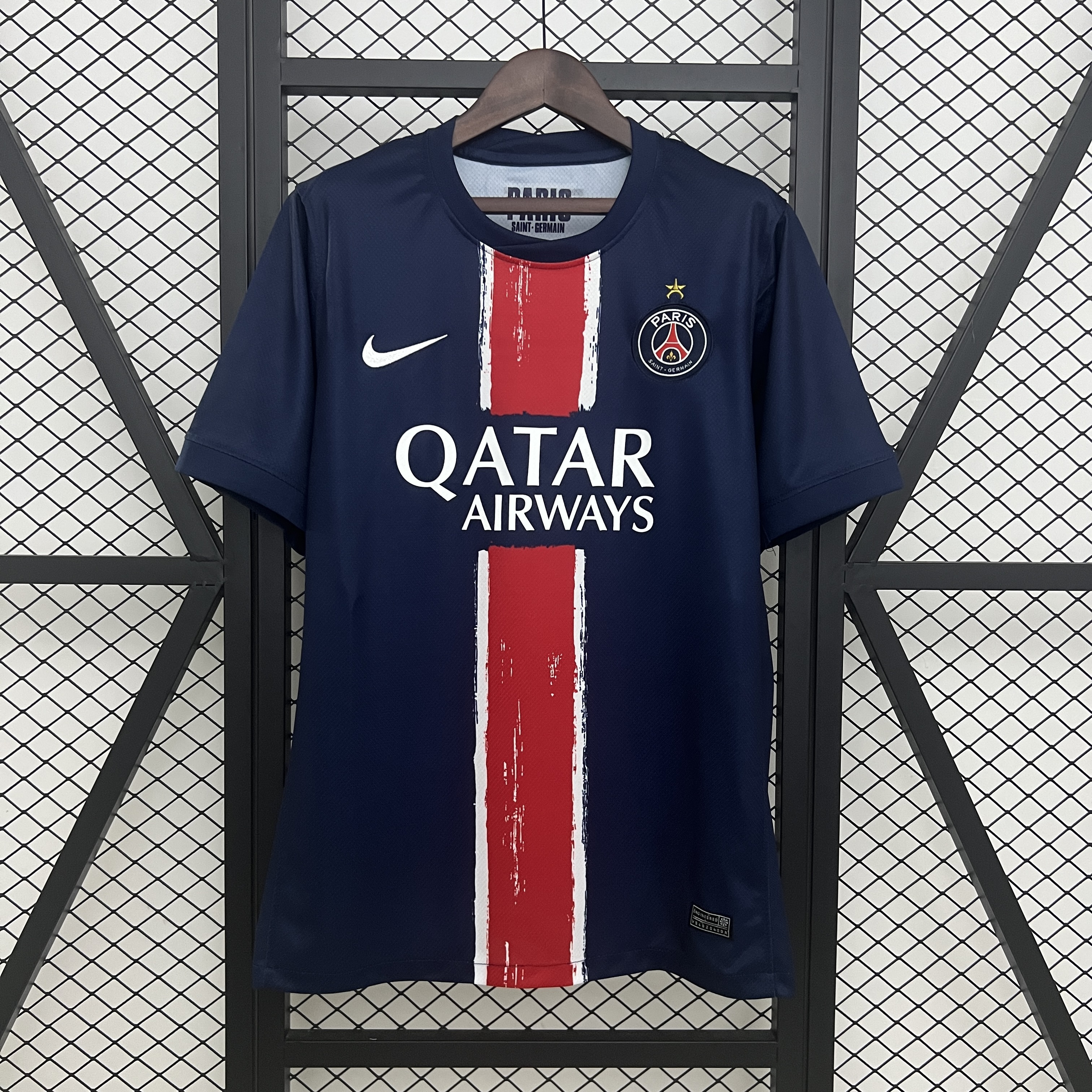 PSG Soccer Jersey Home x Champions of Europe 2025 Custom Shirt - Fan Version (With Star) - Jersey